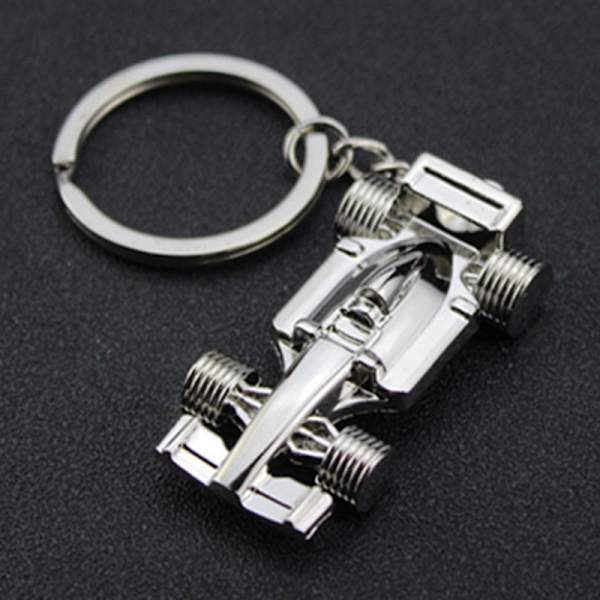 Fashion Mini Formel 1 Racingsport Bil Styling Pendul Nøglering Til