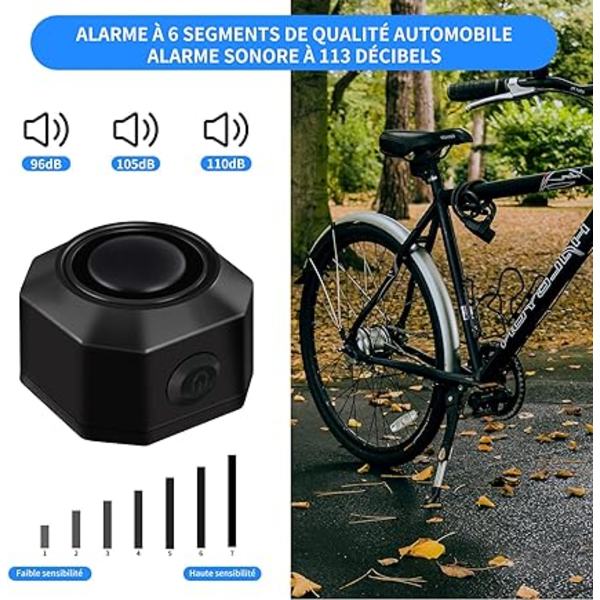 Cykel larmsystem Cykel larmsystem med fjärrkontroll Wi