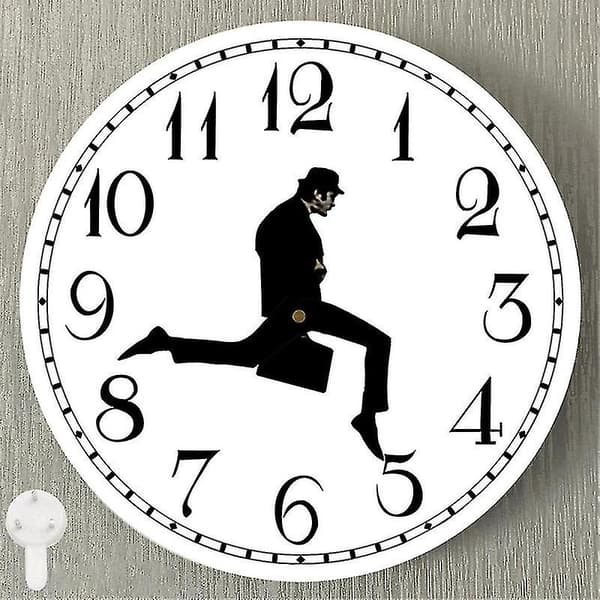 Walks Clock, Silly Walk Väggklocka, En Intressant Väggklocka för Sovrum Kök Vardagsrum, Novel[HsSs] LGL