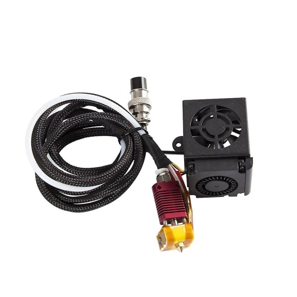 Creality 3D CR-10S Fullstendig Samlet Ekstrudersett CR-10 Hotend Monteringsett Fullt Dyse Sett Fullstendig Samlet Ekstrudersett Deksel 3D Skriver Tilbehør Kjølig black