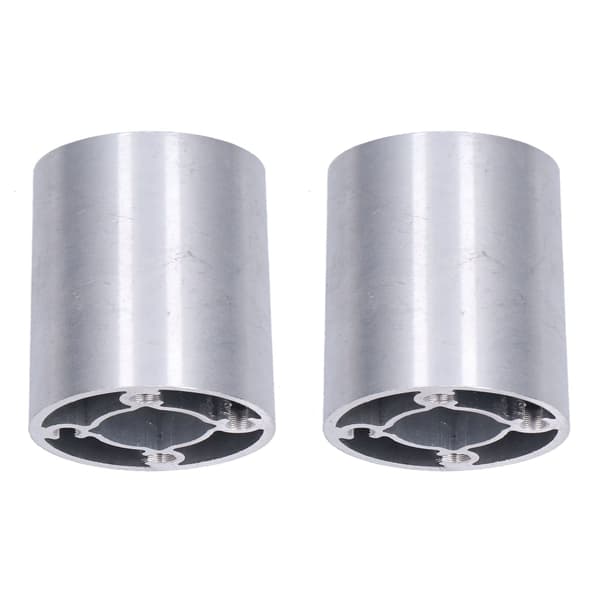 2 stk 6063 aluminiumlegering rør runde rette verktøy for roboter lagerseter OD 32mm6103‑0032‑0048
