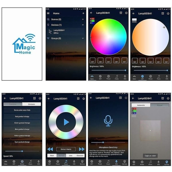 Wifi trådløs LED Smart Controller Android Ios App til Rgb-lys