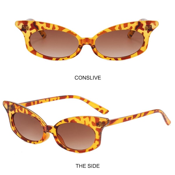 Solbriller for kvinner Sommerfuglformet LEOPARD LEOPARD Leopard Leopard