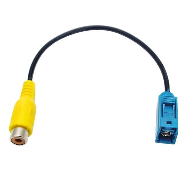 Fakra Back AV-IN Kamera Video Forbindelse RCA Kabel Parkeringsadapter - Fakra til RCA Videokabel Adapter