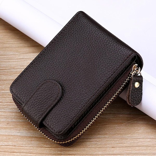 RFID card holder Women Men Wallet BROWN