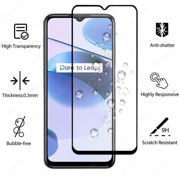 Härdat glas för Realme C53 skärmskydd Skyddsglasfilm