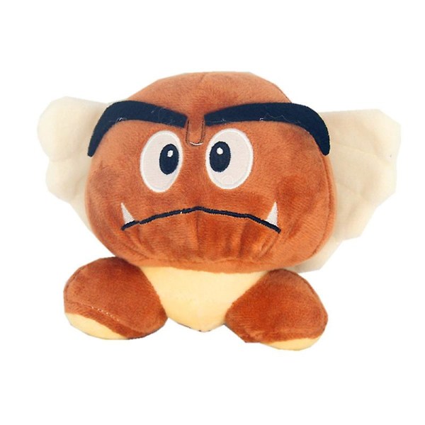 Super Mario Bros -hahmo Goomba pehmolelu Söpö sienet Täytetyt lelut Pelihahmot Laite Nukke Riipus Koti Auton sisustus Lasten lahja 15CM 15CM C