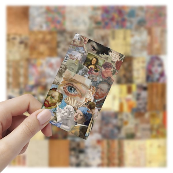 54 kpl Vintage Scrapbook -paperi Journal Scrapbook -tarvikepaketti Esteettinen sisustus