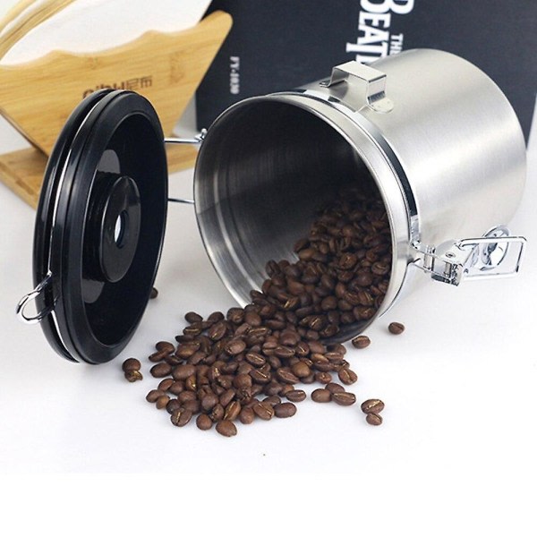 Rostfritt stål förseglad burk kaffeburk tekannalåda