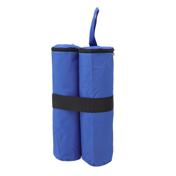 Telt Sandbag Borrelås Design Telt Vekt Bag Faste Sandsekker for Utendørs Telt Markiser Sol Parasoller Blå 0.3