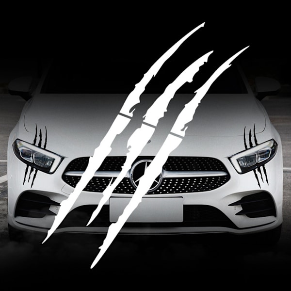 Monster Claw Scratch Marks Auto Forlygte Dekal Bil-Styling Auto Mærkater Dekor Ed 0.02
