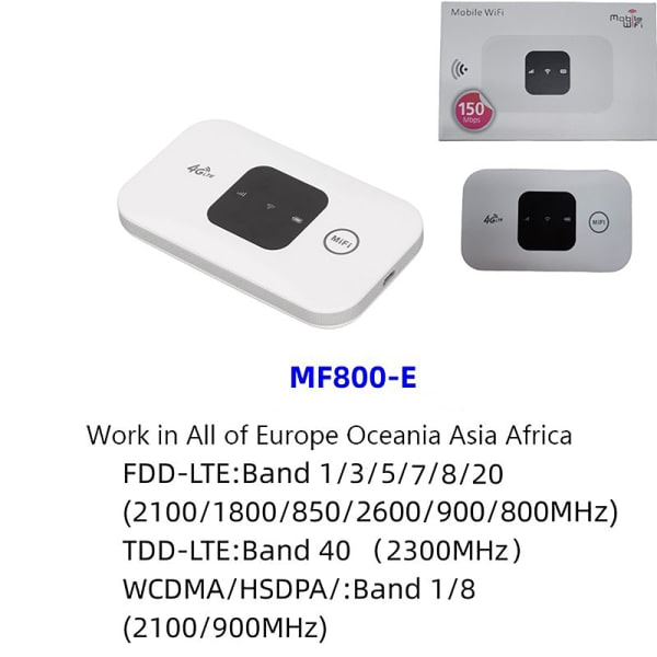 4G LTE Router WiFi Mobile Hotspot Trådlös Mifi Modem Router SI 2