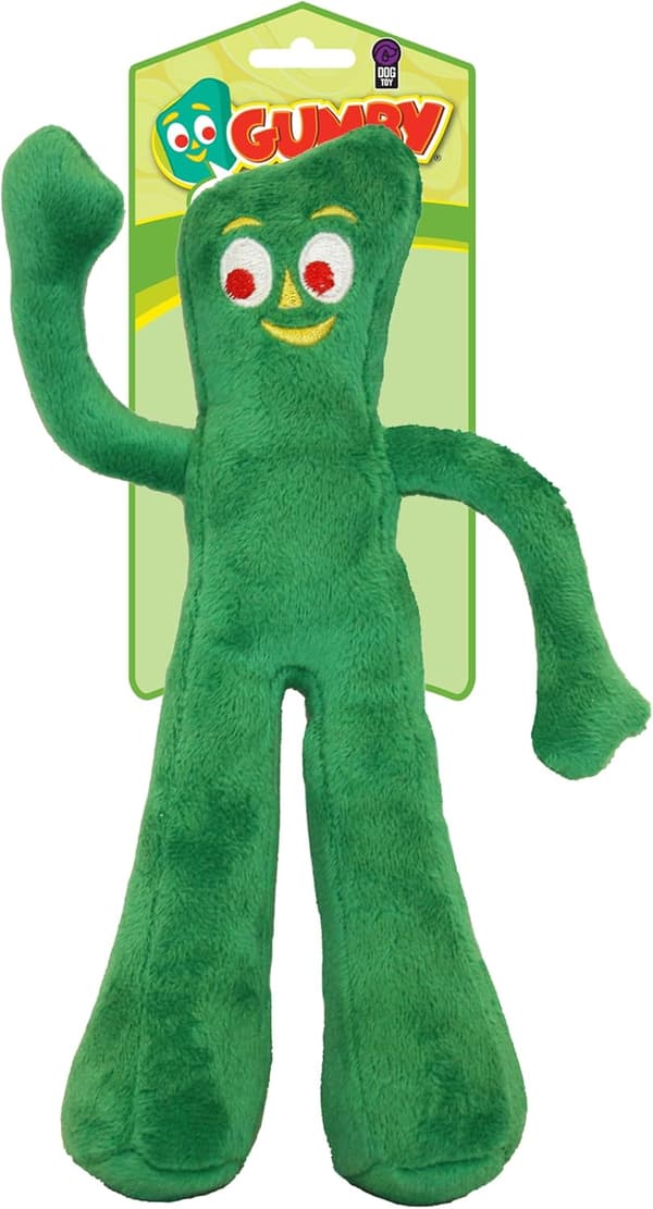 Plush Fylld Hundleksak, Grön, 23 cm (Förpackning med 1)