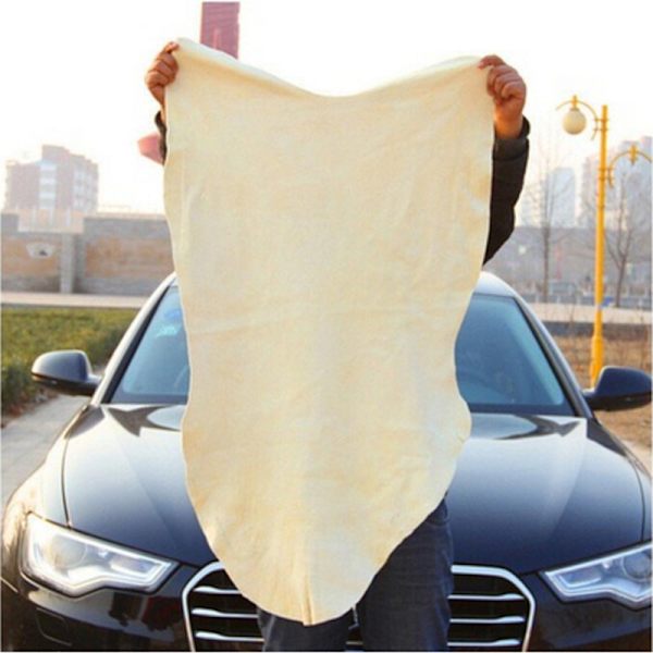 Fshion luonnon mokka auton puhdistusliinat pesu 25cm*40cm