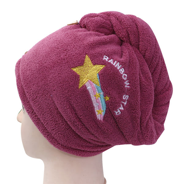 Torr ultraabsorberande turbanhårhandduk