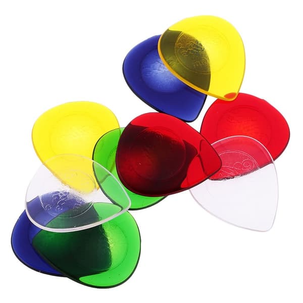 10 stycken/set akustisk elektrisk gitarr bas plektrum Plectrum tjocklek - 2 mm