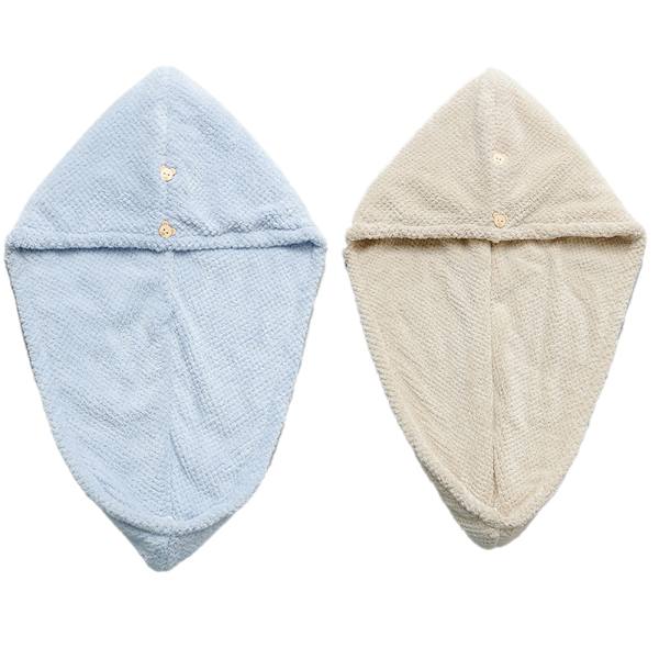 Handdukar 2-pack Snabbtorkande Hårhandduk Turbaner 10 x 28 tum