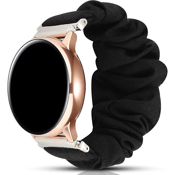 Passar till Samsung Galaxy Watch Active 2 40mm/ 44mm Band Kvinnor Män, Feminint Elastiskt Stretch Tyg Ersättnings Watch Band Armband Armband Fit