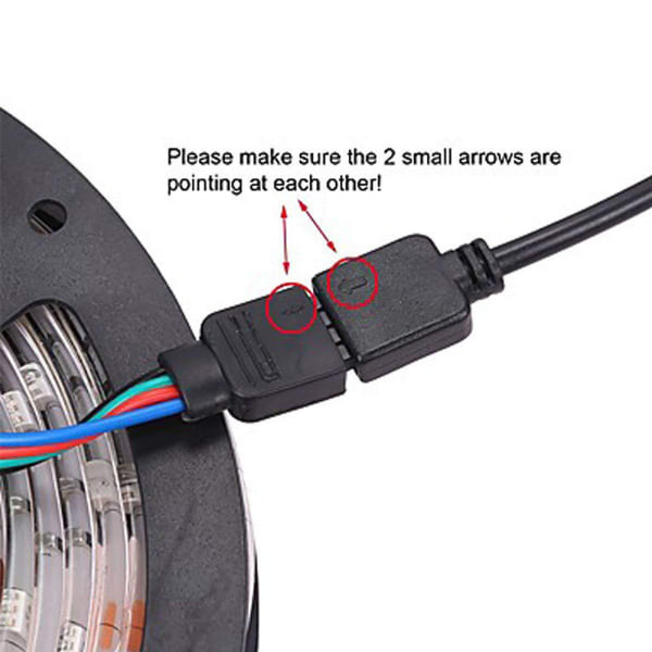 5M RGB Vandtæt 300 LED 3528 SMD Fleksibel Strip Light 12V 5 M ( with UK Adapter )