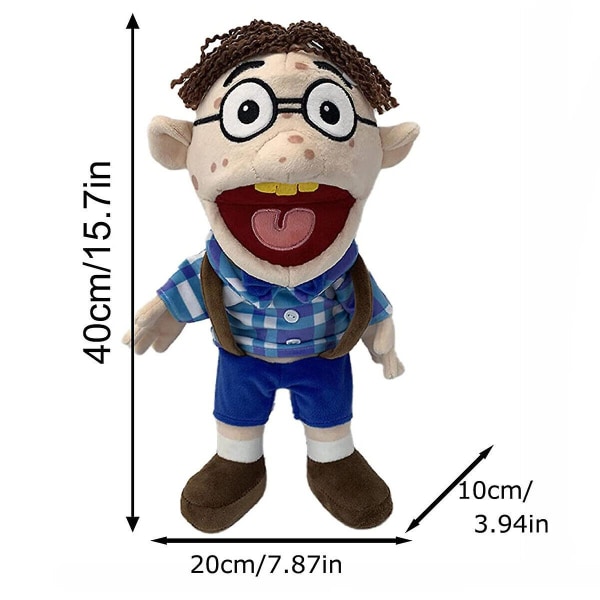 Jeffy Handdocka Pojke Joseph Cody Mjuk Plyschdocka Avtagbar Mun Barnpresent [DB] 40cm 40 cm Cody