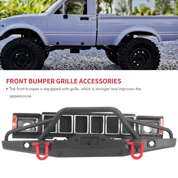 For WPL C14 C24 C24-1 1/16 RC Bil Oppgraderingsdeler Frontfanger Frontgrill Reservedeler
