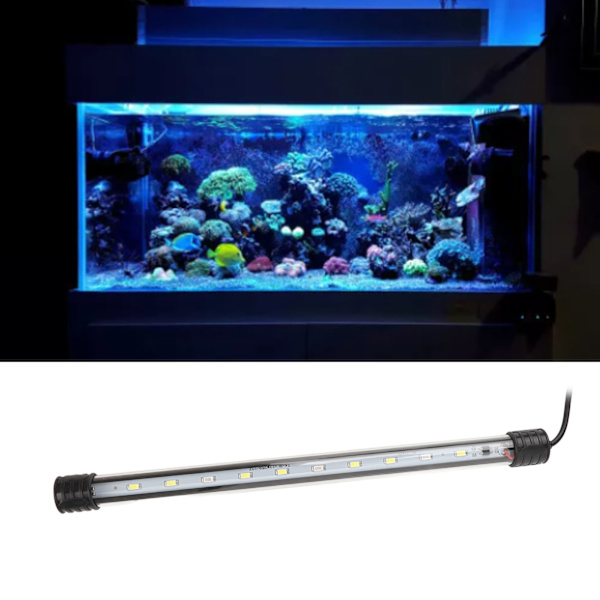 Høj Lysstyrke LED Akvarielys Amfibisk Energibesparende Neddykkeligt Akvarielys med Sugkopper EU Stik 220V ZY-25A