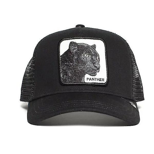 Black Panther Mesh Cap Sommer Baseball Cap Trucker Hat (1 stk. - Sort)