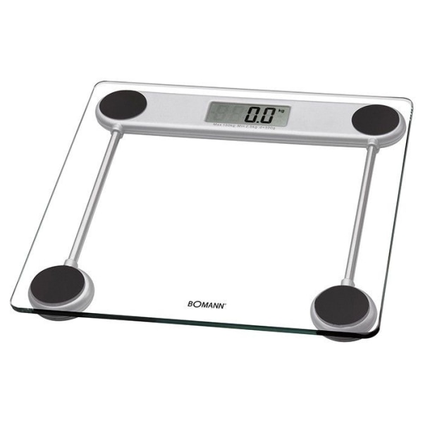 Digital personlig badevægt - BOMANN - PW 1417 CB - Kapacitet 150 kg - Graduering 100 g - LCD-display