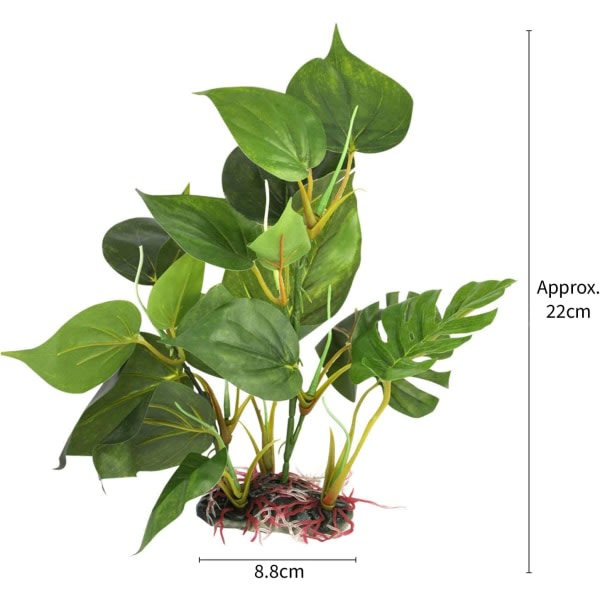 Kunstige planter til akvarier - Falske dekorationer - akvarium d