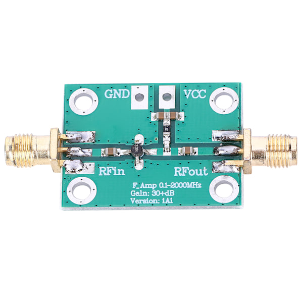 RF bredbåndsforstærker lav støj LNA-kortmodul 0,1-2000MHz forstærkning 30dB