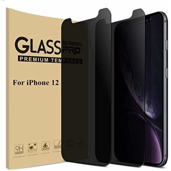 2 pcs Privacy screen protector for iPhone 12