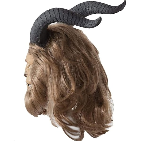 Beast-naamio, Beast-cosplay-naamio peruukilla aikuisille 53-63CM