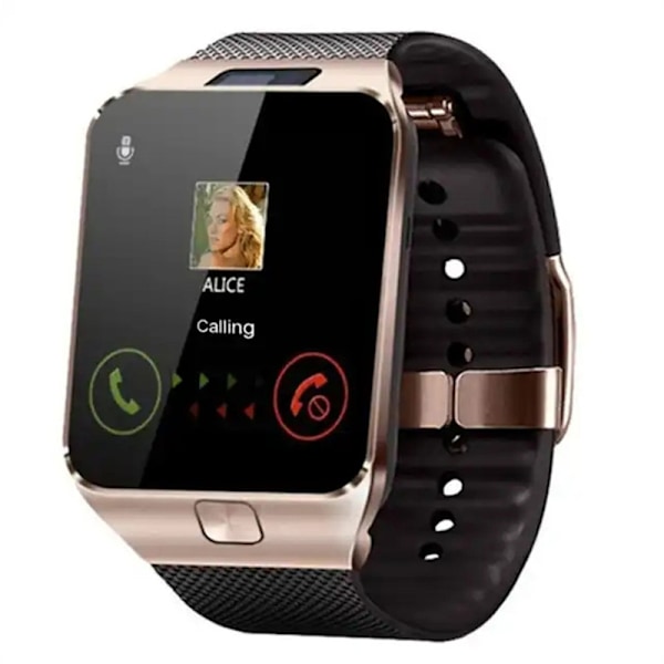 Rannekello Bluetooth älykäs kosketusnäyttö Rannemuoti kello Ruskea Brown 56*38.5*12.5mm