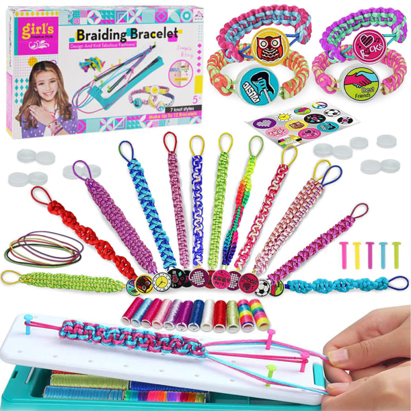 Friendship bracelet making kit for girls craft toys birthday gift