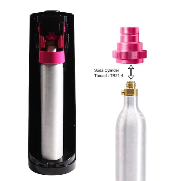 Soda Co2-adapter, hurtig forbindelse sodastream DUO, til Sodastream-sprinklere Duo Art, Terra, Tr21-4