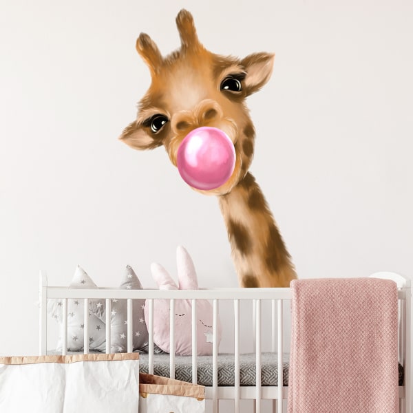 Giraffe Wall Decals Decals Peel and Stick Removable for Kids Room Bedroom Living Room Art Murals Decorations