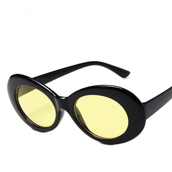 Retro runde ramme trendy fasjonable personlighet solbriller