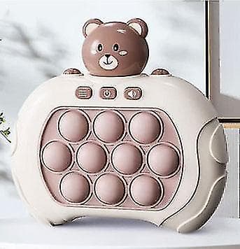 Pop It-spil - Pop It Pro Light Up-spil Hurtig tryk Fidget-spil Brun Brunbjörn