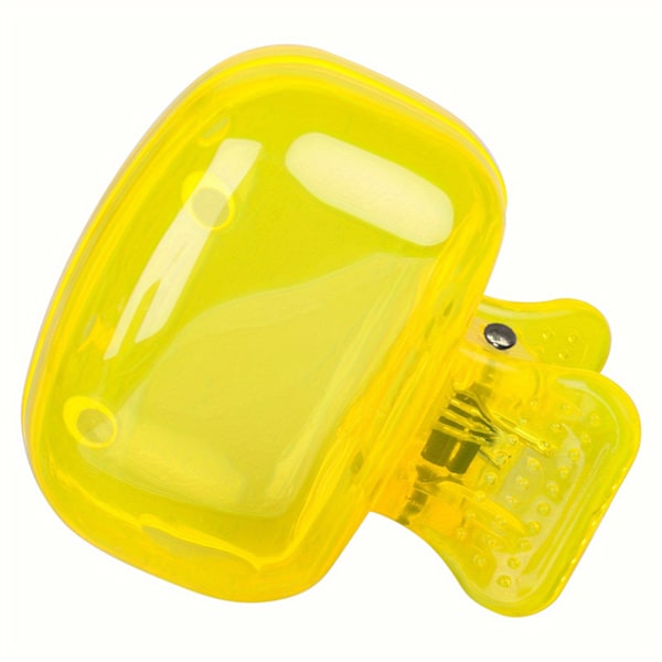 Matkustushampastenpään suojus, kannettava, universaali hammasharjan suojus kotiin, kouluun Yellow