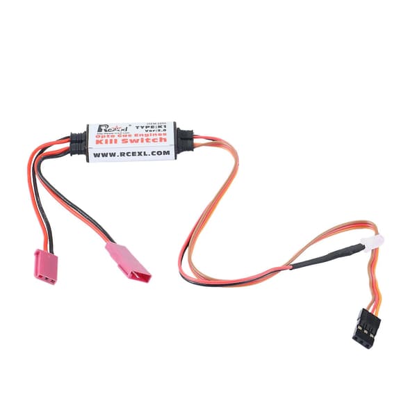 Rcexl Opto Gas Engine Kill Switch Avstängningsversion 2.0 Kompatibel med Rc Flygplanstillbehör