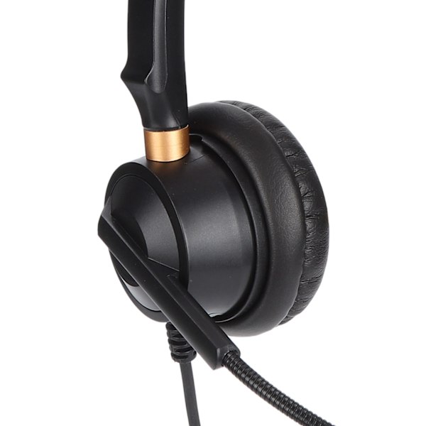 H600D‑2.5 Telefonhodetelefon Call Center Støydempende Kablet Binaural Kundeservice Hodesett