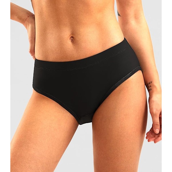 4D vadderade cykelunderkläder för kvinnor Cykelshorts Cykelbyxor Svart Black M