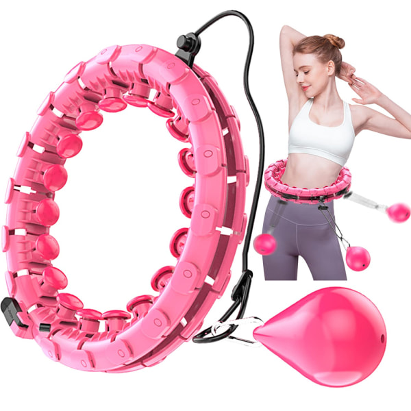 Smart Fitness Hoop, Hula Hoop Viktminskning Flyttbar Hoop