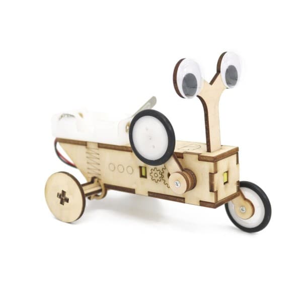 Træ Elektrisk Drift Walking Bug Robot DIY Model Educaional Teknologi Kit