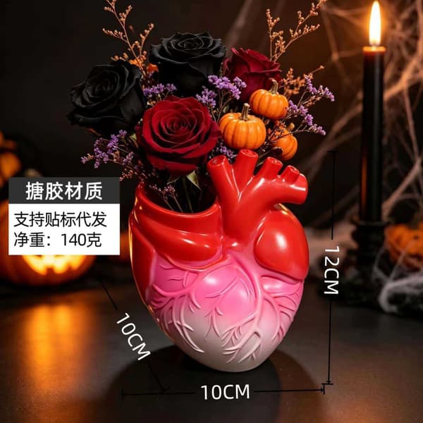 Berserk Guds Hånd Hjerte Vinyl Halloween Bordfigur, 6 Farvemuligheder med Gaveæske E