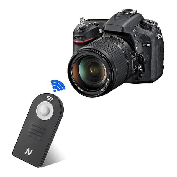 Fjernkontroll for Nikon D60 D600 D610 D70 D70s D7000 D7100 D7200 D750 D80 D90[qb]