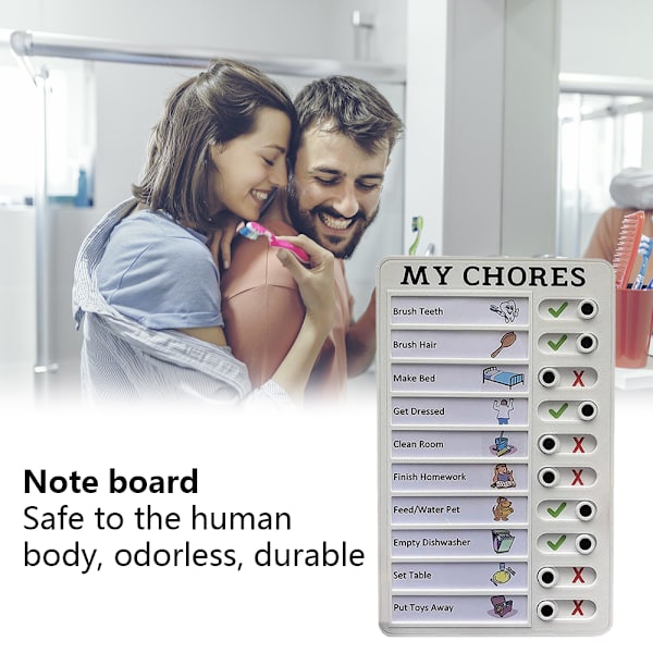 Multifunktionel Memo Checkliste To Do List Pad 5''''x8'''' Justerbar white