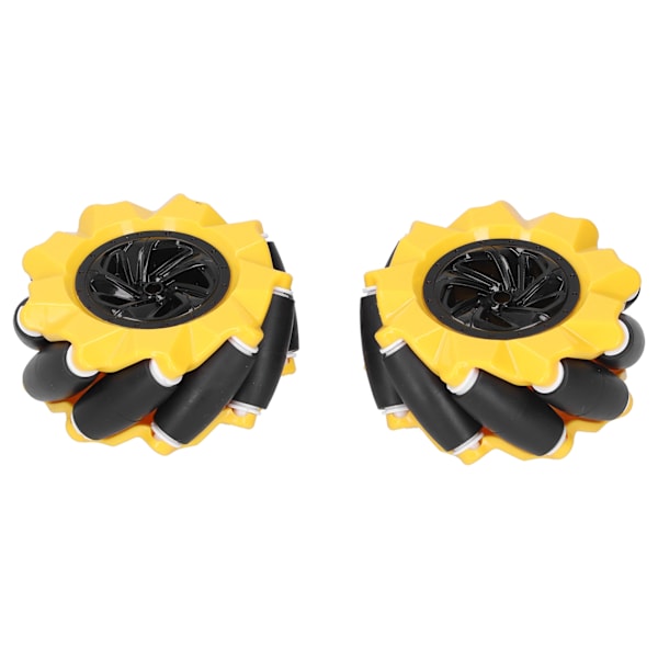Mecanum-pyörä Omni-suuntainen älykäs robottiauton osat Tarvikkeet DIY-lelukomponentit 80mm (1 pari)