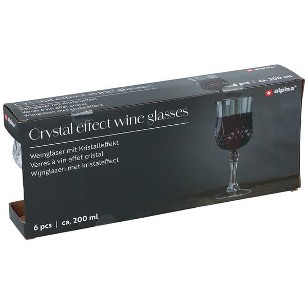 Plastik vinglas 200 ml – 6-pak{BT}