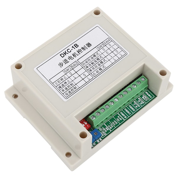 DKC-1B Plast Hastighetskontroll Flerbeskyttelse Enkelt Akse Pulsgenerator Stepper Motor Kontroller